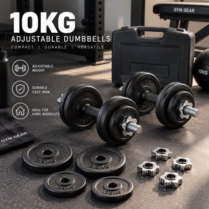 Pulse USA 10kg Adjustable Dumbbells
