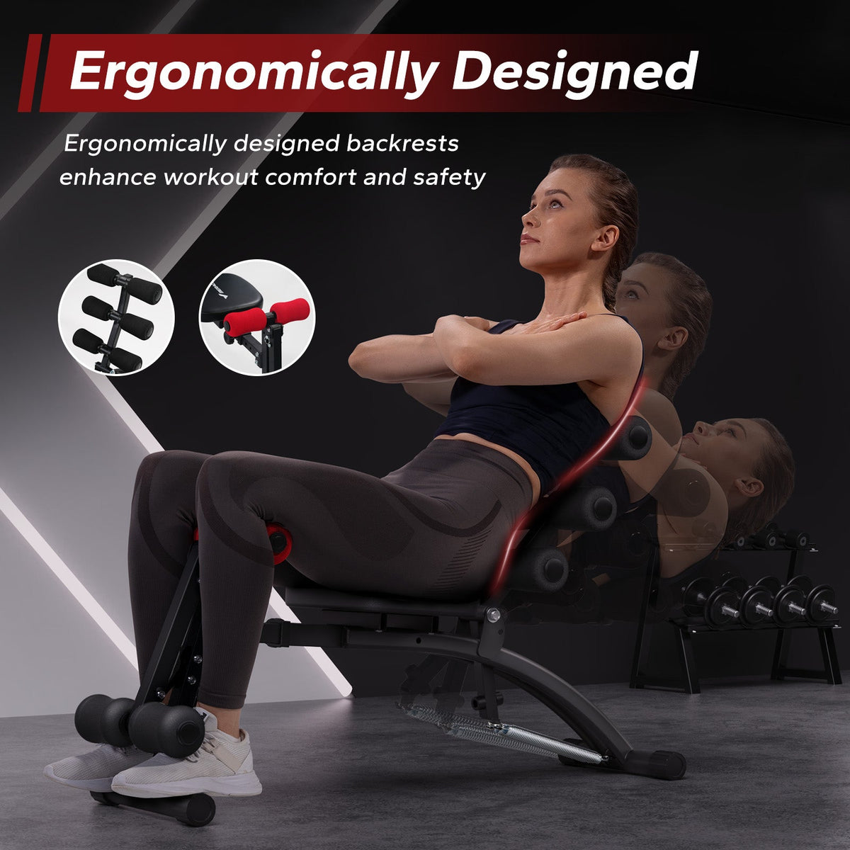 Merach Multi-Functional Adjustable Ab Trainer