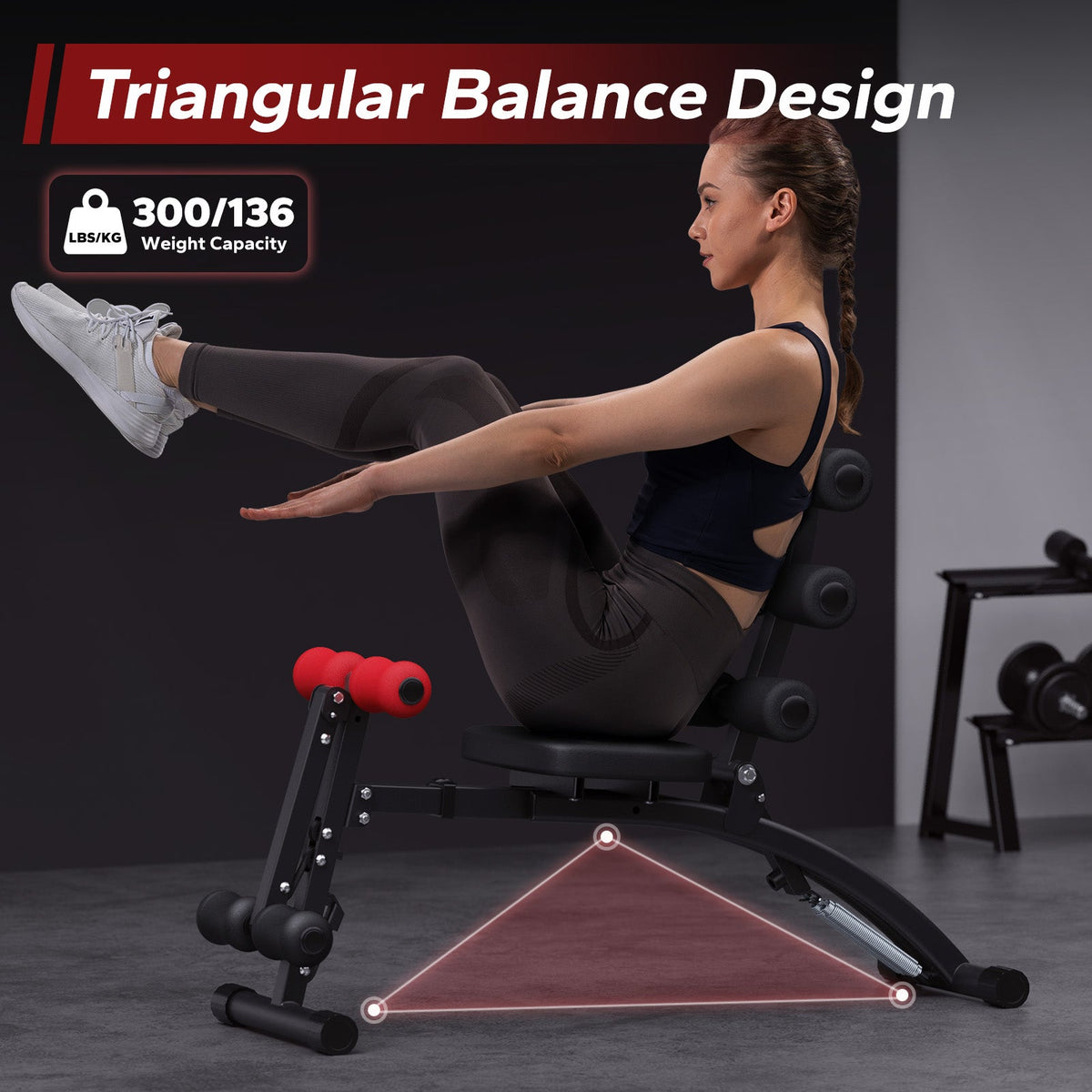 Merach Multi-Functional Adjustable Ab Trainer