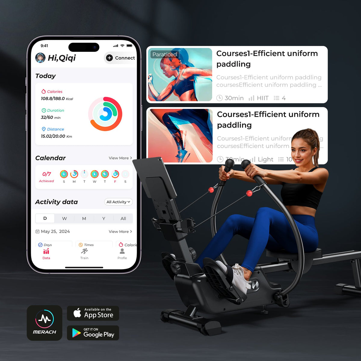 Merach R26 Magnetic Rower