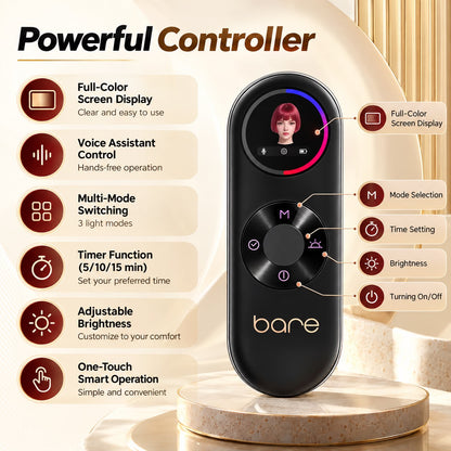 Bare Red Light Therapy Pro LED Facial Mask