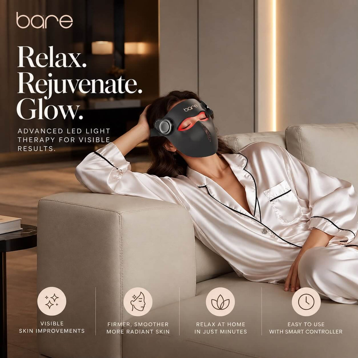 Bare Lumina PRO™ Laser + LED Therapy Mask