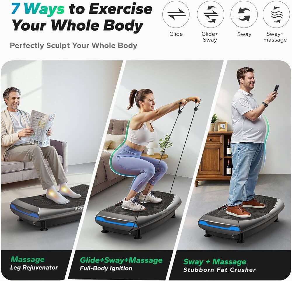 Merach V3 4D Whole Body Vibration Plate