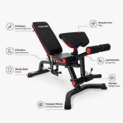 Pulse USA Adjustable Multi Functional Bench