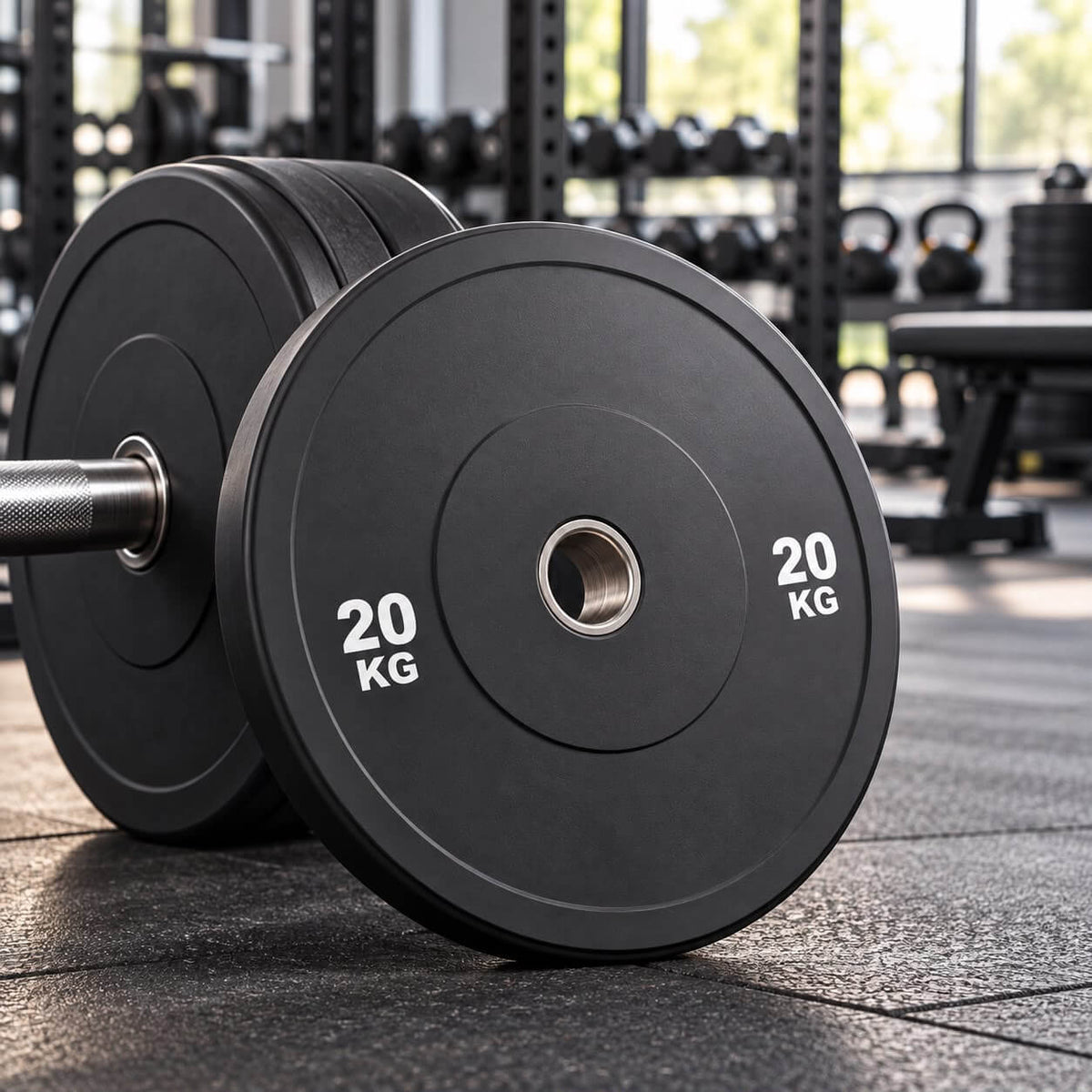 Pulse USA Premium Black Bumper Plate (Single)