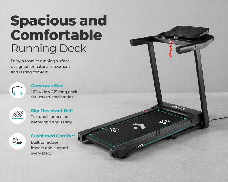 Spacious & Comfortable Running Deck