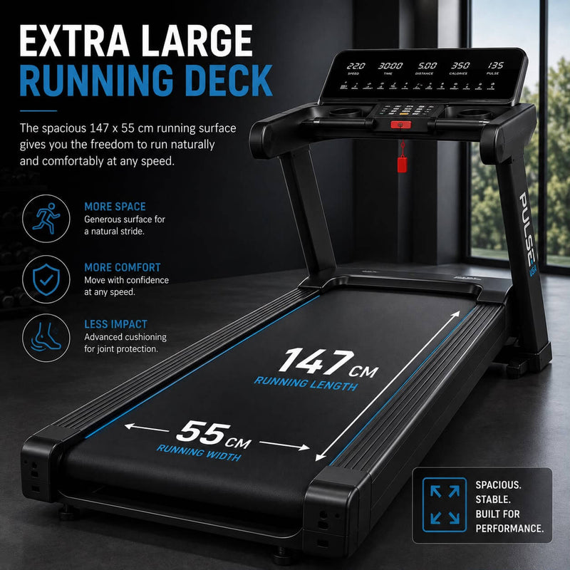 Extra Large Running Surface