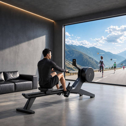 Xenjoy Air + Magnetic Resistance Commercial Rower