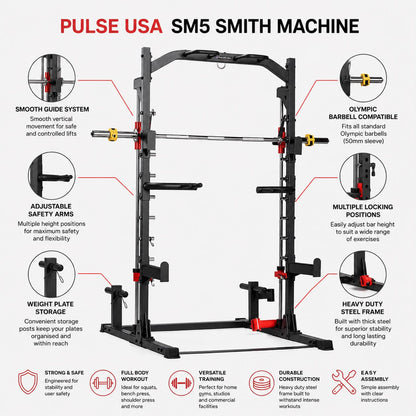 Pulse USA SM5 Smith Machine