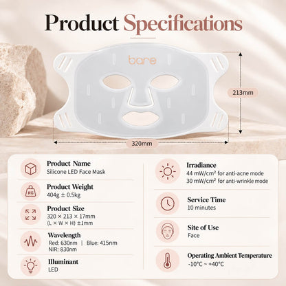 Bare Lumina LED Red Light Therapy Mask