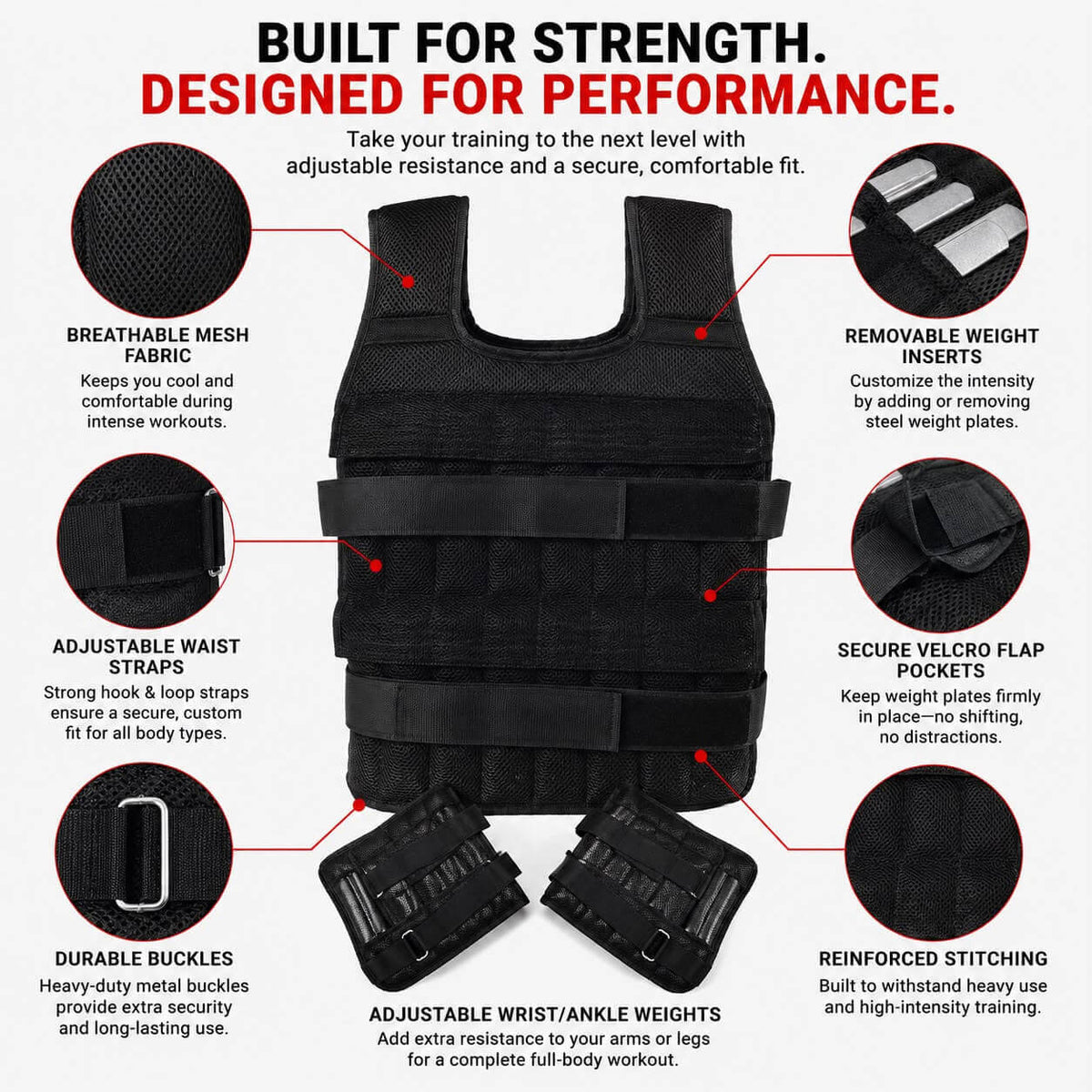 Pulse USA Weighted Vest