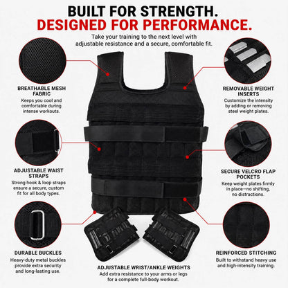 Pulse USA Weighted Vest
